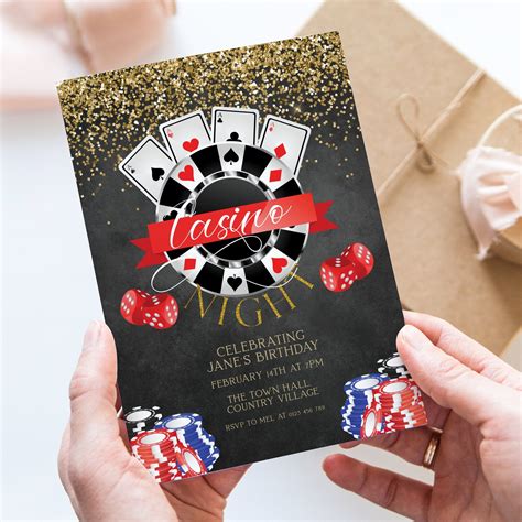 Casino Party Invitations & Invitation Templates .